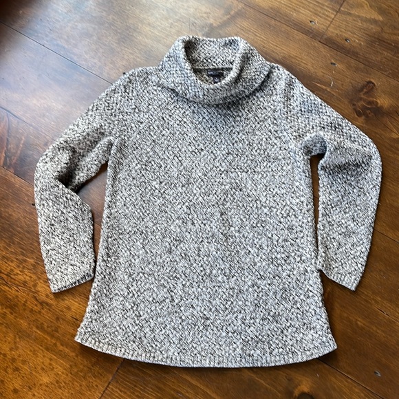 Dana Buchman Textured Knit Tunic Sweater w/ Cowl Neck - Picture 1 of 9